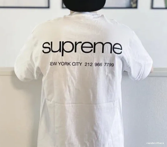 S White Short Black Information Store Tee L M XL NYC 23FW sleeved and 0330